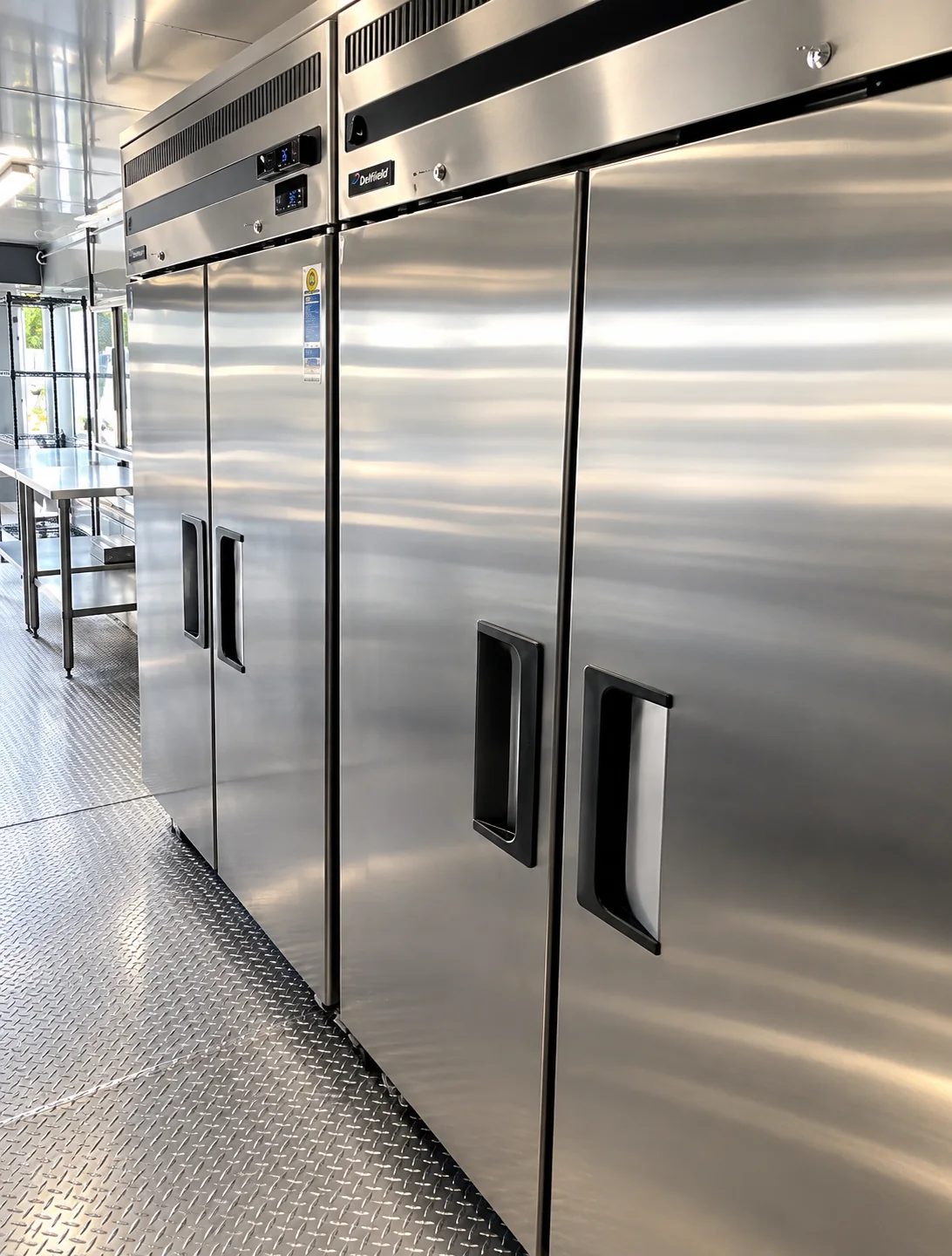 Mobile Commercial Kitchen fire-recovery planning: 40ft Mobile Kitchen: Mobile commercial kitchen trailer refrigeration units