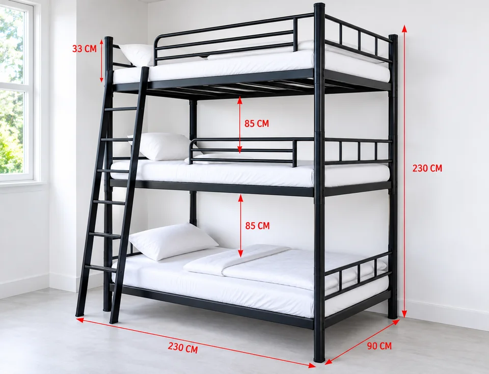 20ft Accommodation (VIP): 20ft vip accommodation bunk bed dimensions